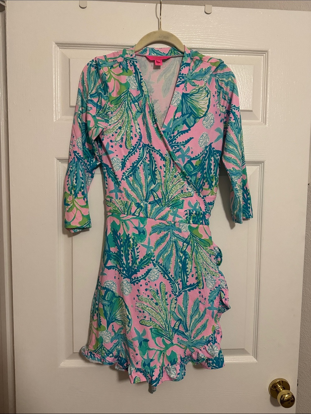 Lilly Pulitzer Jessalynne Wrap Mini Dress/Romper - Picture 2 of 5